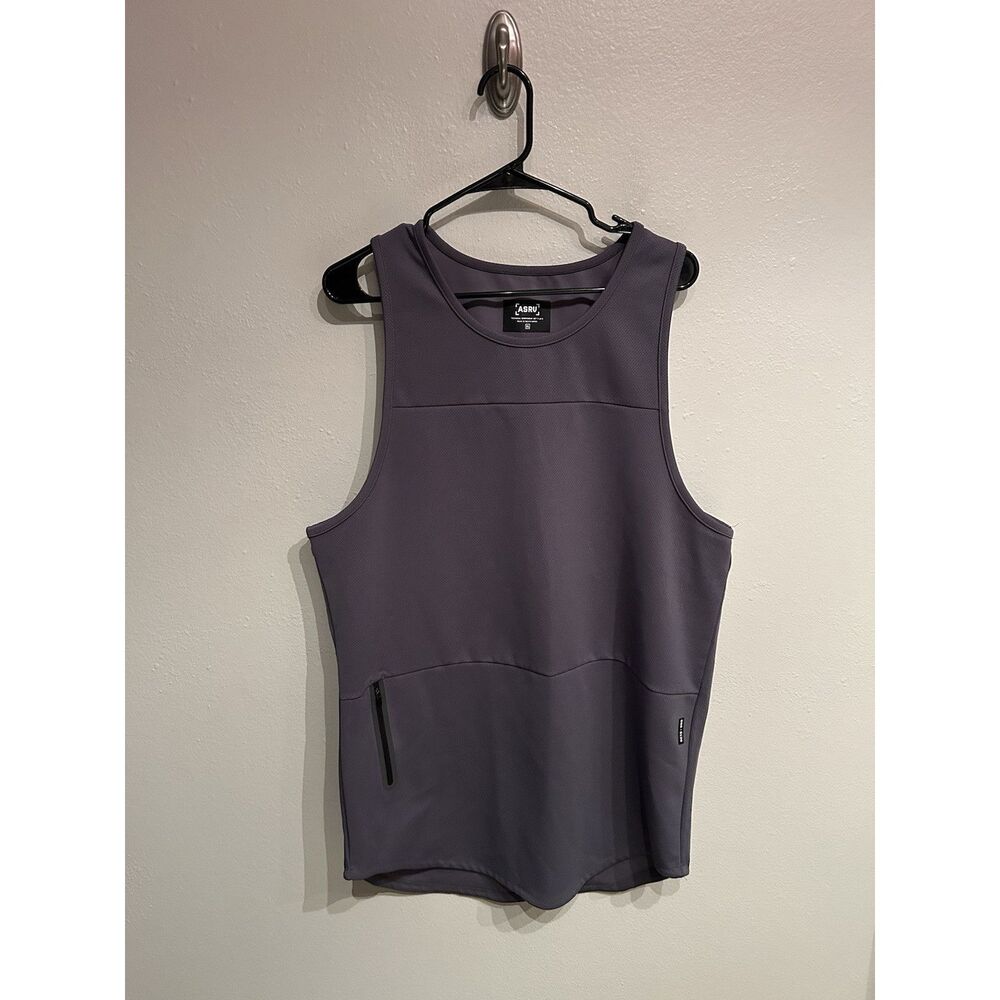 ASRV Men's Tank Top in Dark Purple